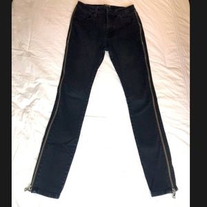 DTLA High Rise Jeans w/ Zippers